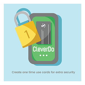 You can create single use virtual cards for extra security