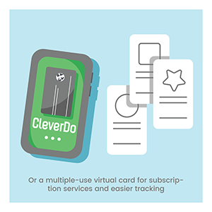 You can use multiple use virtual cards for subscription services for easier tracking.